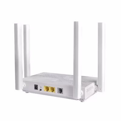 ONU con Wifi para Fibra Optica 2GE+1POTS+WIFI6 Acceso a señal optica 1*GPON/EPON Tipo de modulo ClassB+ SC/UPC