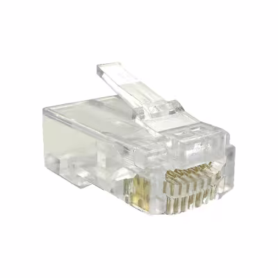 Conector RJ45 CAT6 PASS THROUGH 100 Unidades
