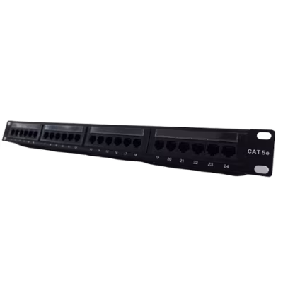 Patch Panel CAT 5E Netlinks, distribuidor de red de 24 puertos