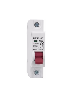 Breaker de 1 Polo 32A Protector de Voltaje AC
