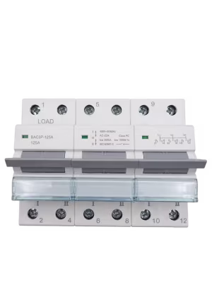 Breaker de 3 Polos 125A Protector de Voltaje AC