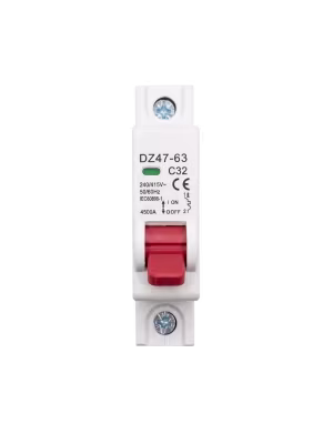 Breaker de 1 Polo 32A Protector de Voltaje DC