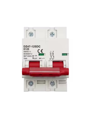 Breaker de 2 Polos 125A Protector de Voltaje DC