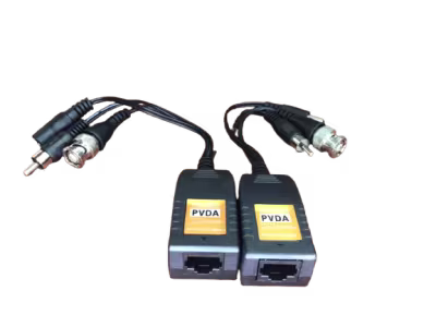Video Balun pasivo RJ45 / video, corriente y data / Distancia: 450M Camaras Dahua 720P y 250M camaras HikVision 1080P