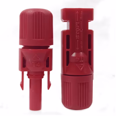 Conector para cable de batería CDP / Positivo / color: Rojo.