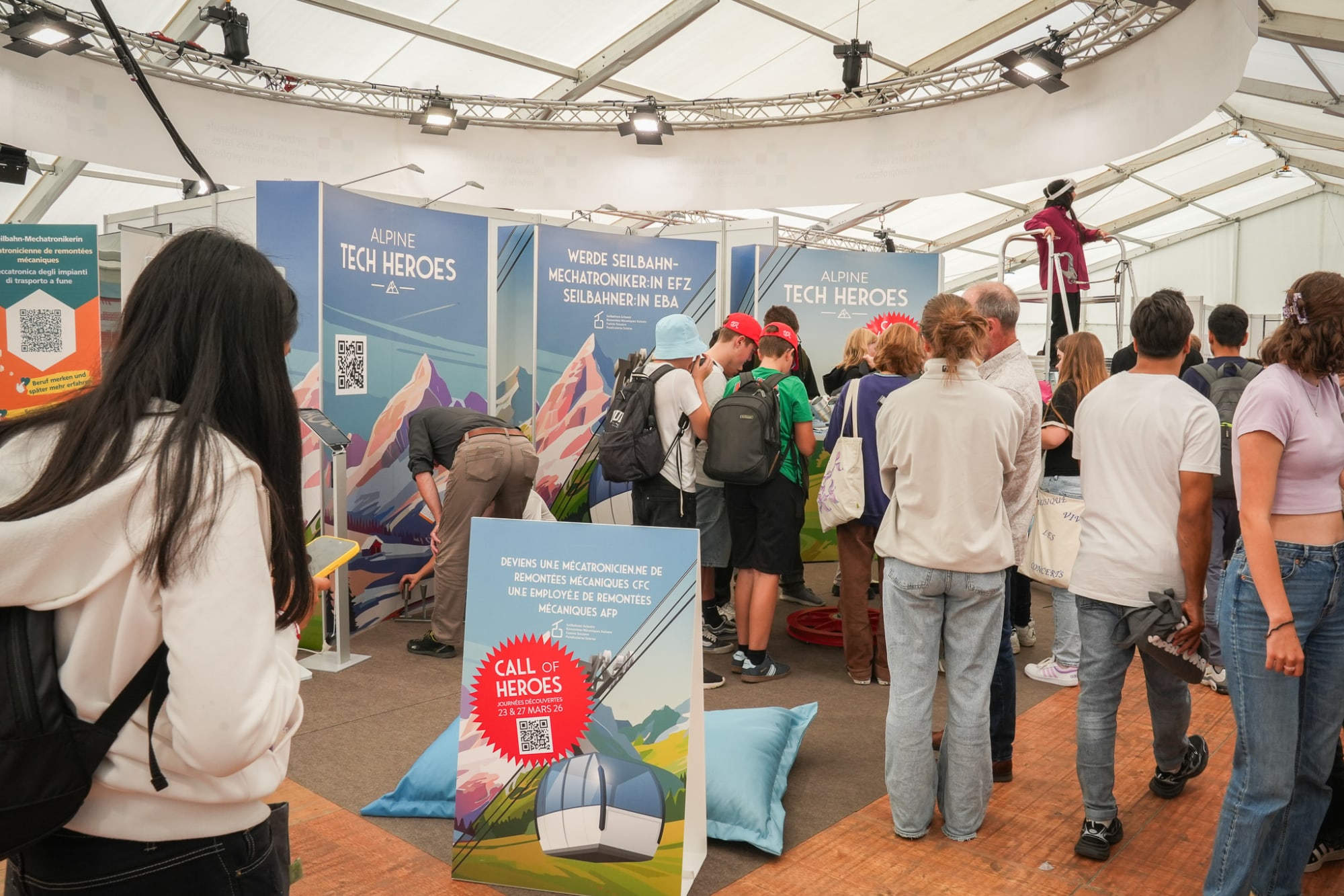 Stand RMS au salon Swiss Skills