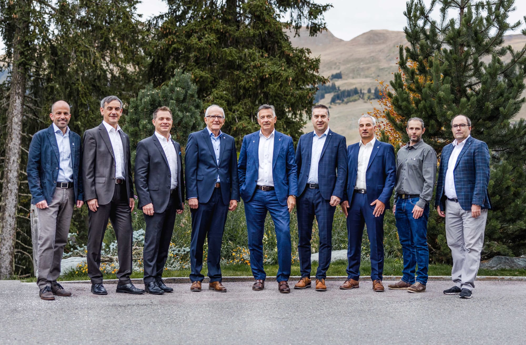 Roger Walser, Philipp Holenstein, Michele Beffa, Sepp Odermatt, Hans Wicki, Berno Stoffel, Marco Luggen, Antoine Micheloud, Valentin König