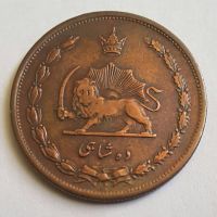 سکه ده شاهی مسی 1314