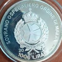 سکه یادبود هزار لیر 2005 کشور مالت