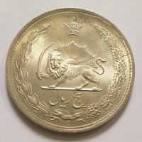 سکه پنج ریالی سال 1322 دوره محمدرضا شاه