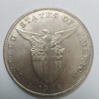 سکه one pezo آمریکا 1906
