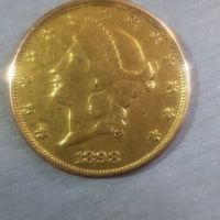 سکه طلا 20 دلار 1898 امریکا
