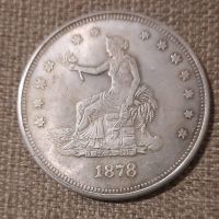 تشخیص اصل بودن سکه یک دلاری تجاری ۱۸۷۸