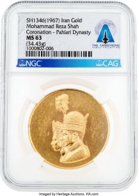 درجه کیفیت مدال موسسه PCGS