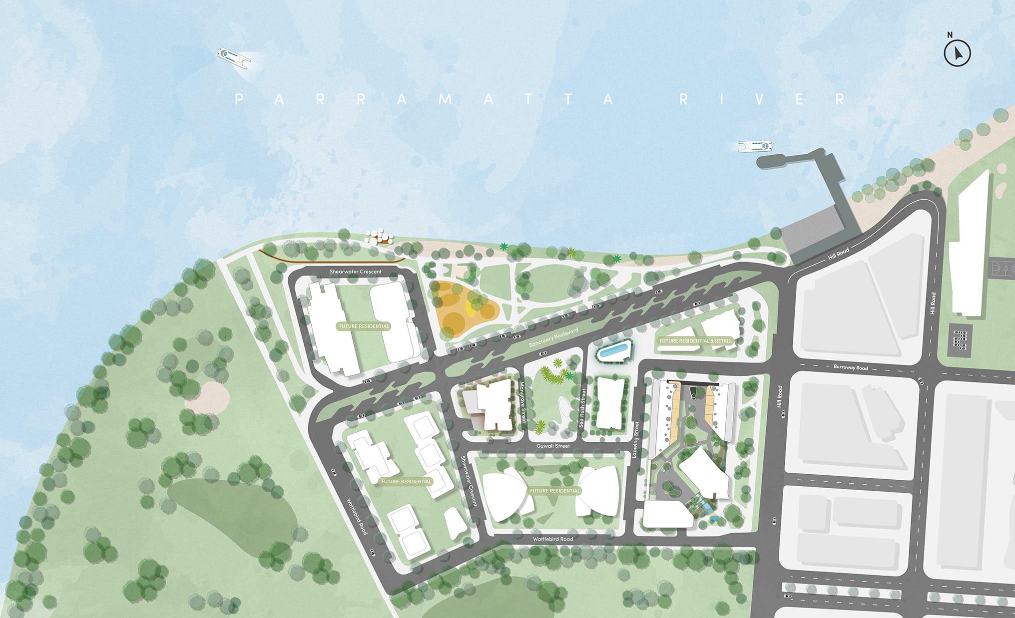 The Geographical Heart Of Sydney Sanctuary Wentworth Point Sekisui