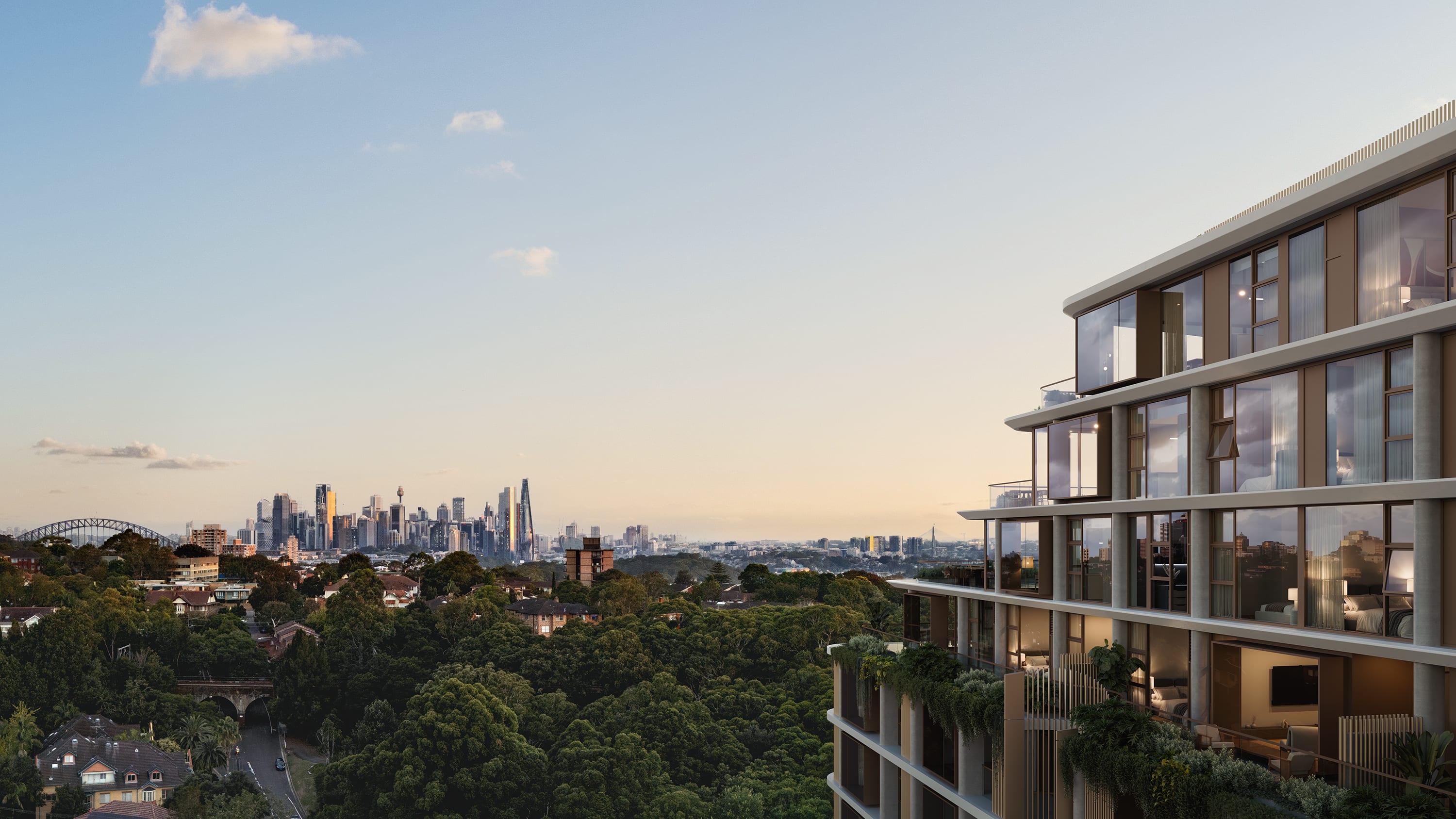 Waterstone EXT CGI BLDGD SUPERMAN DUSK FINAL