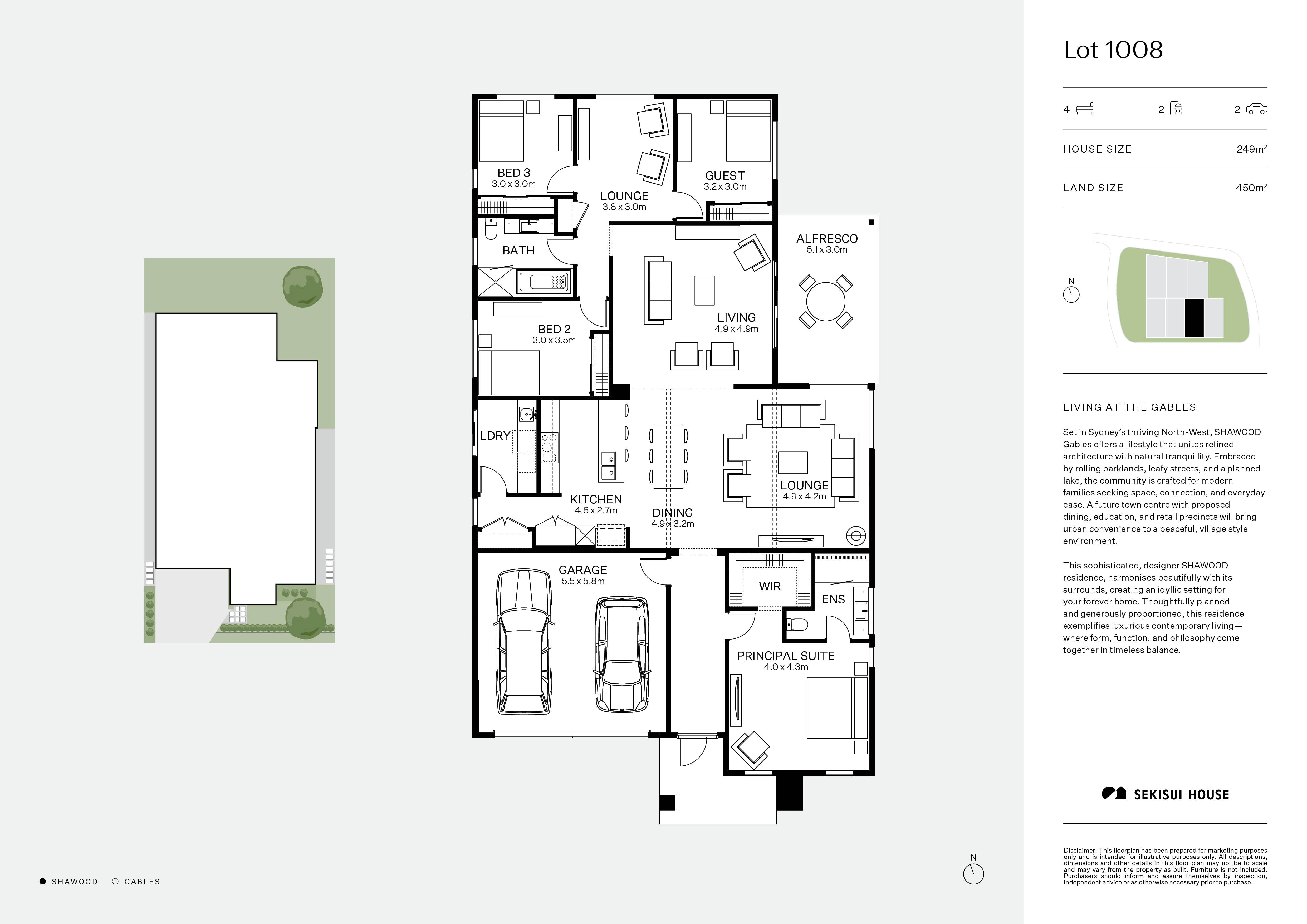 Lot 1008 floorplan