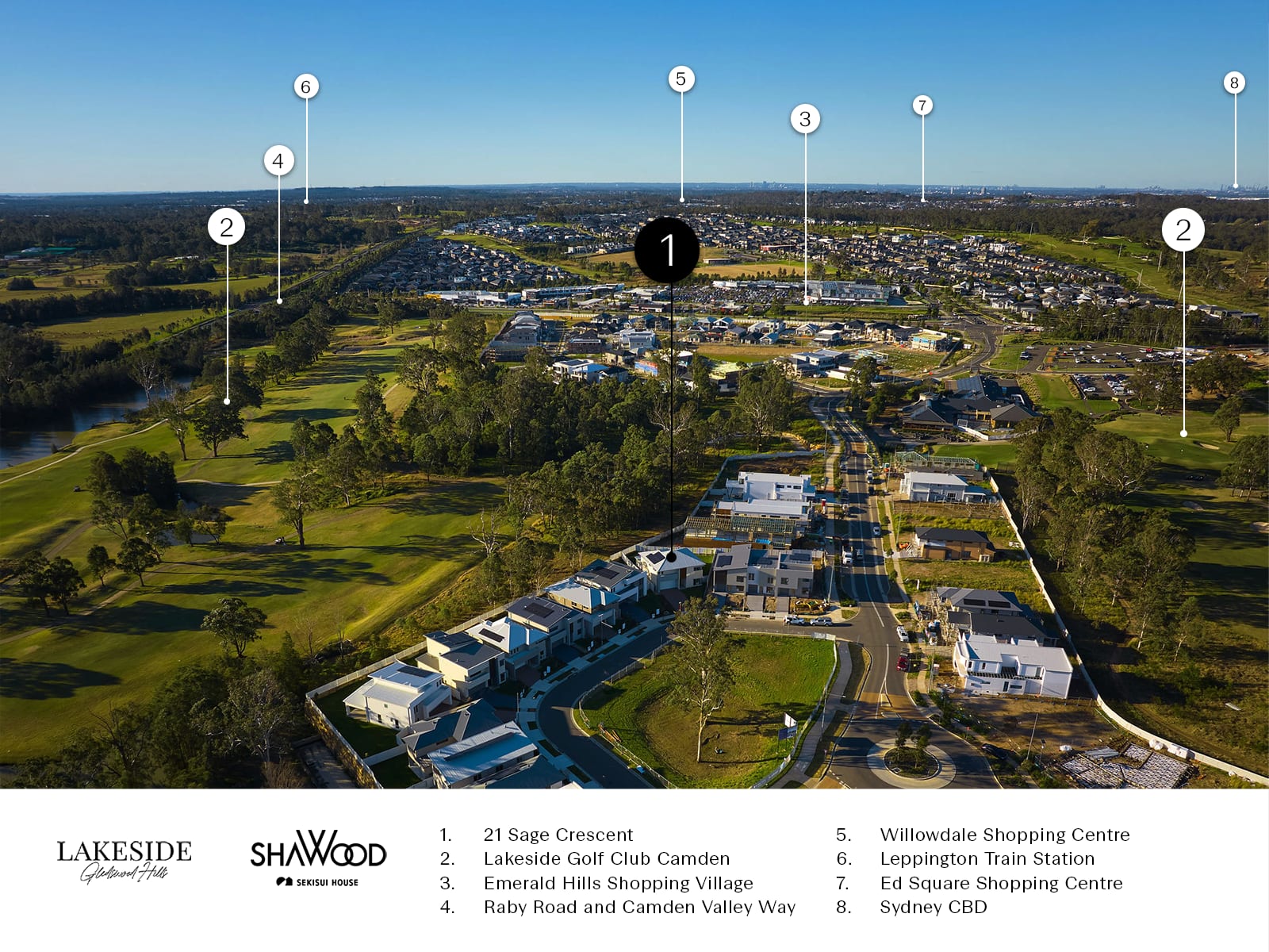 21 Sage Crescent Facing north