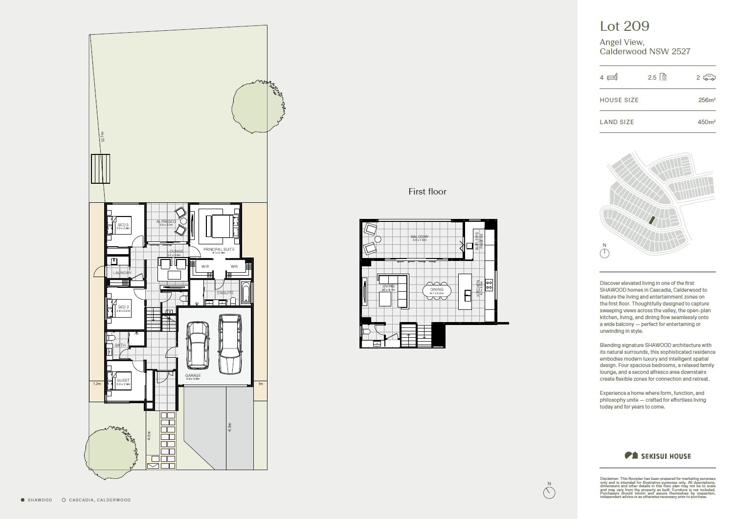 Floor Plan Lot 209 Cascadia