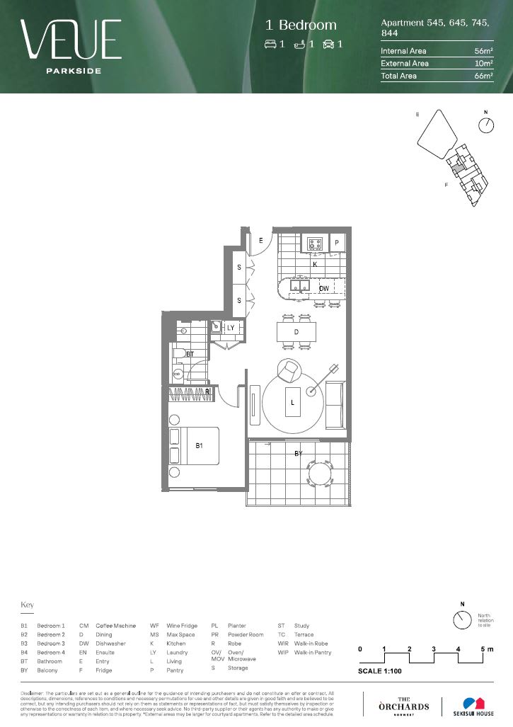 Unit 545 Floor Plan