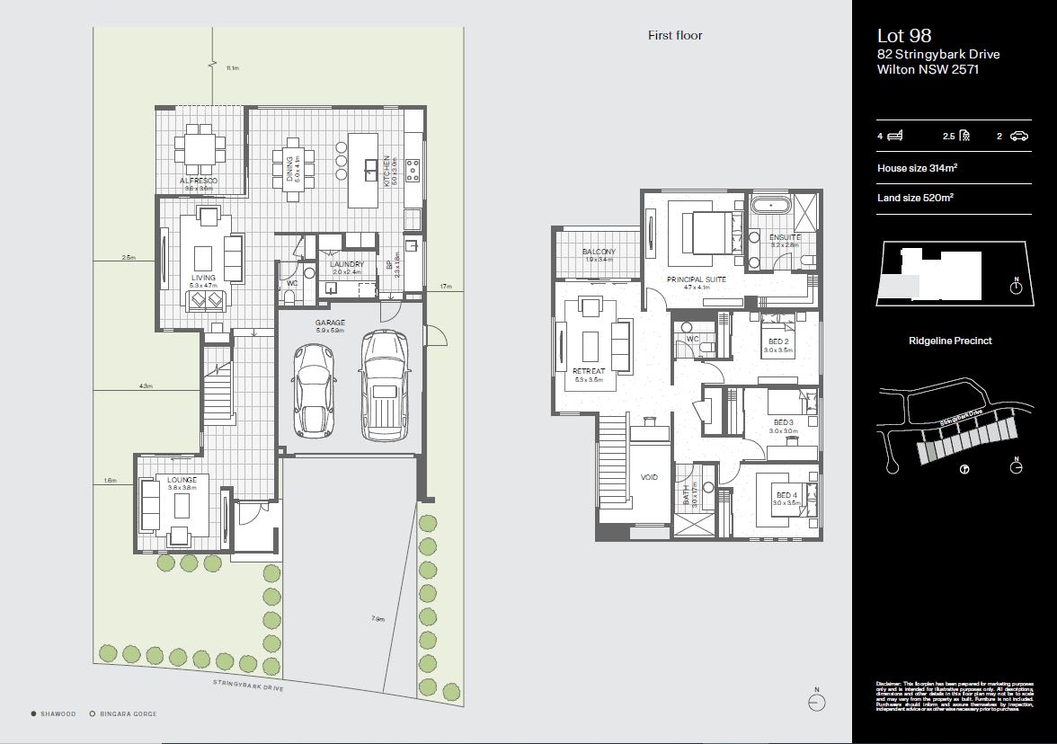 Lot 98 floor plan