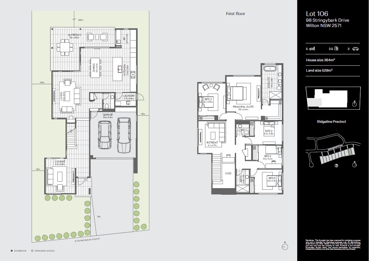 Lot 106 floor plan