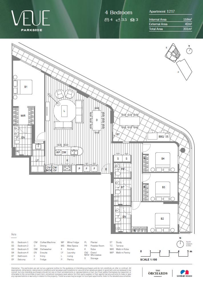 Unit 1217 Floor Plan
