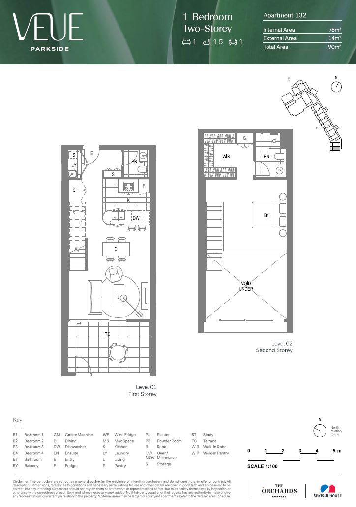 Unit 132 Floor Plan