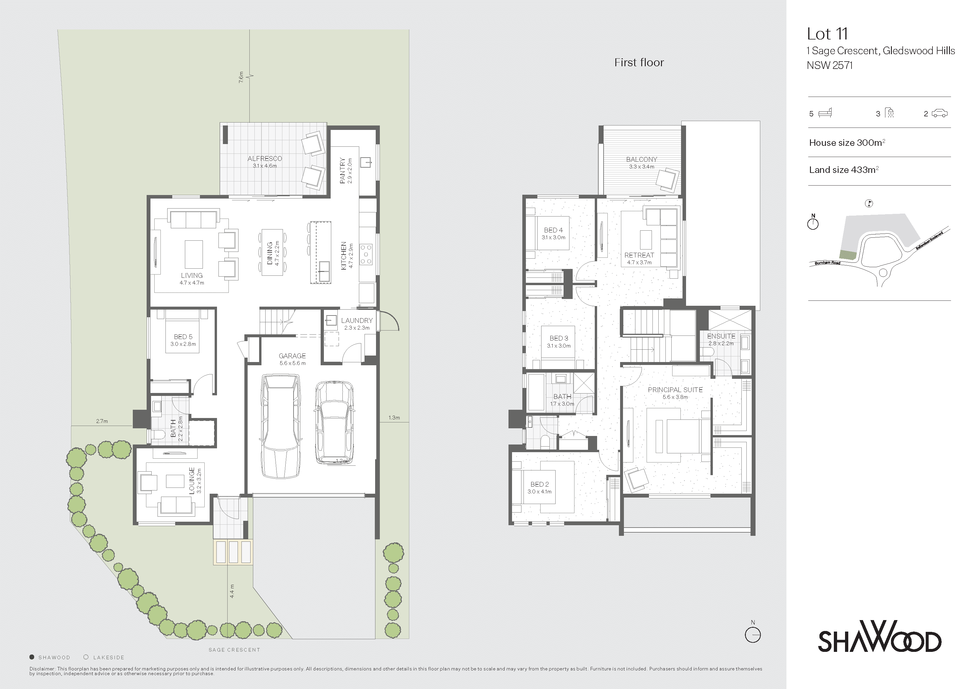 Stage 42 Lakeside Lot 11 Floorplan