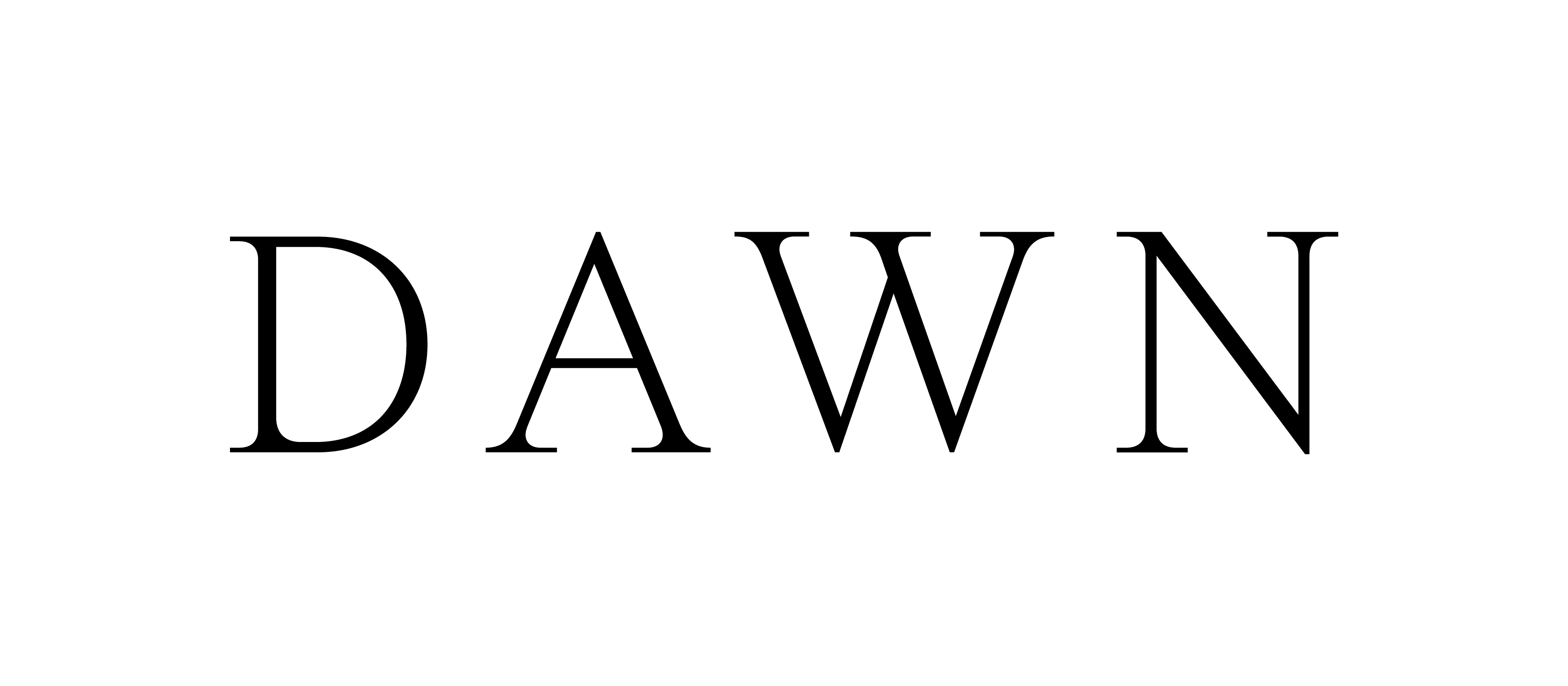 Dawn Logo Workmark RGB Black