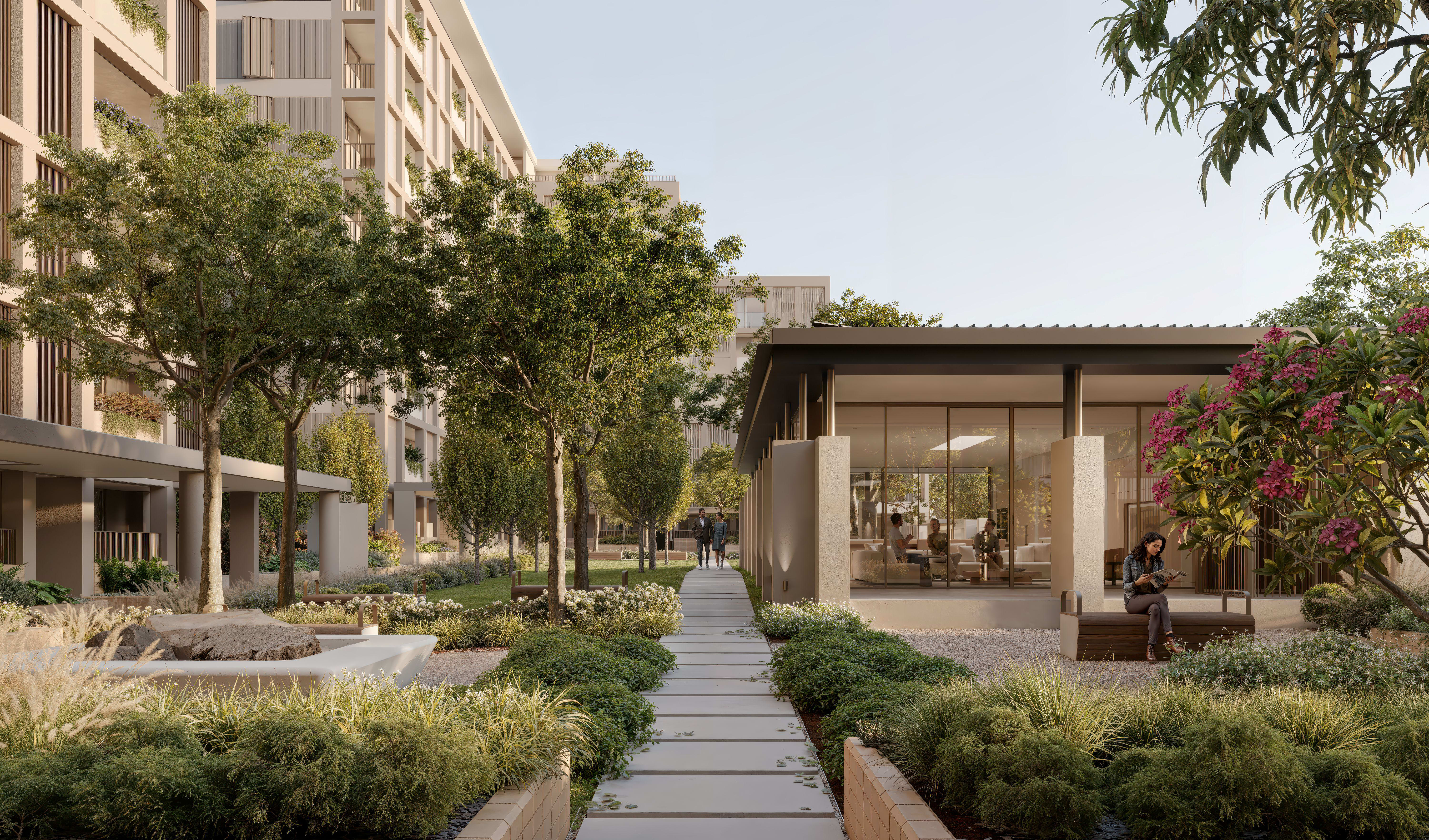 S30 OrchardsStage5 EXT Communal Walkway Final 6000x3530