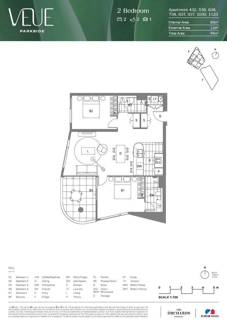 Unit 432 Floor Plan v2