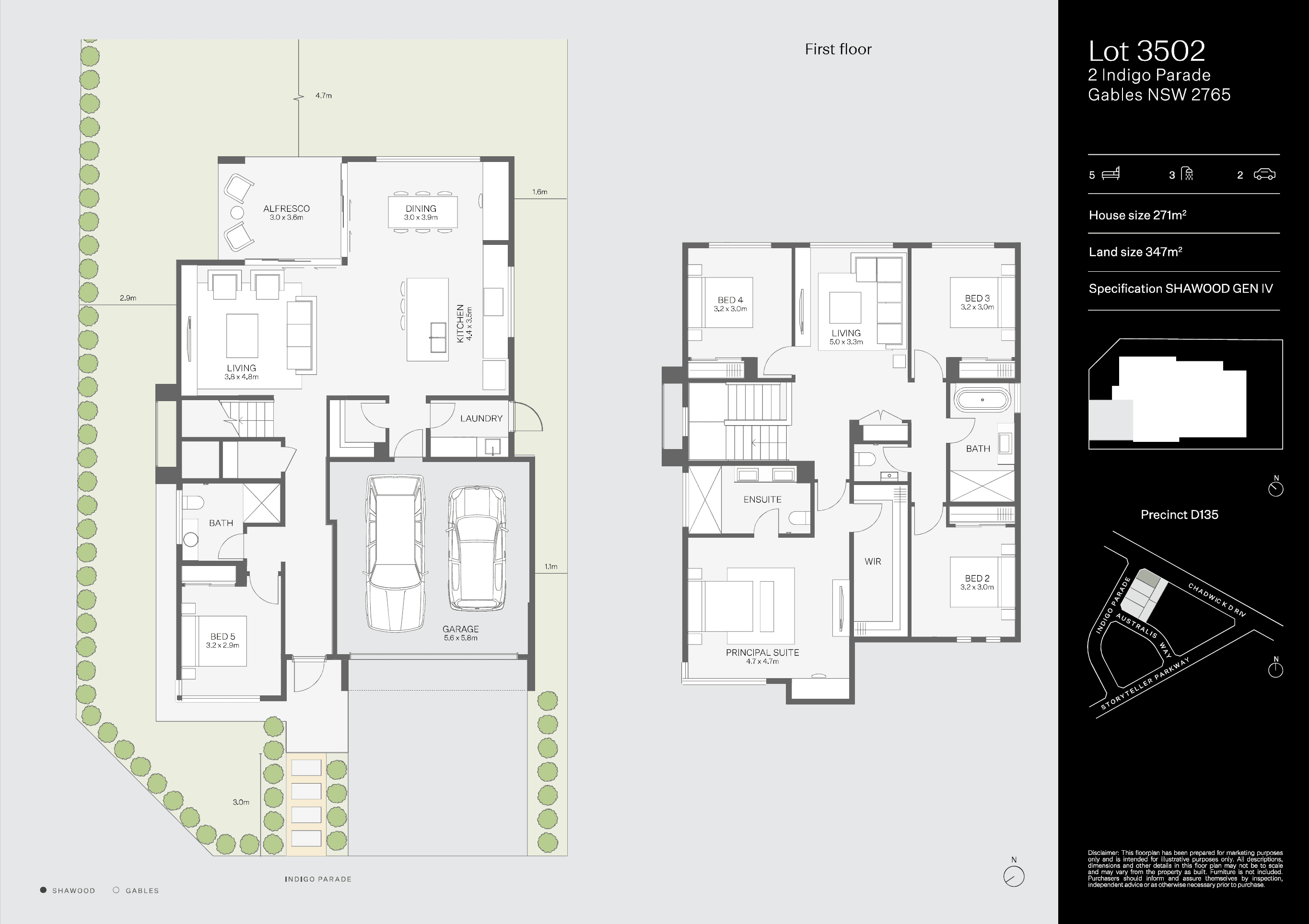 Floorplan 2 Indigo Parade