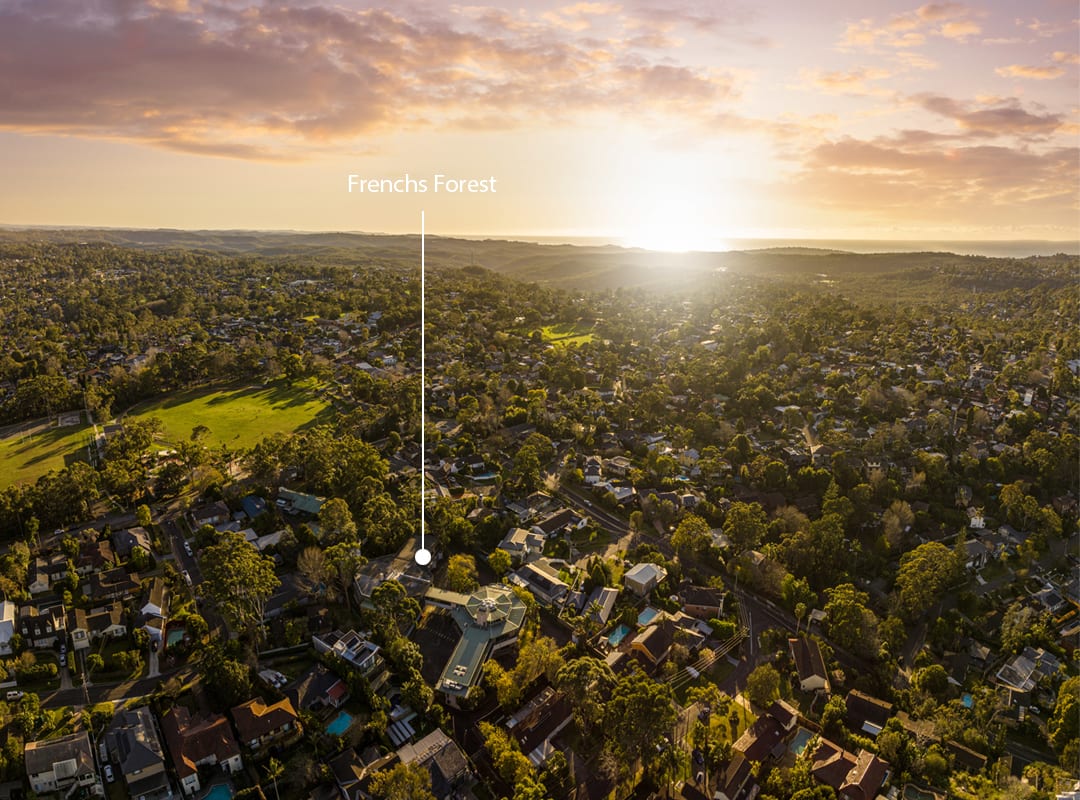 frenchs forest blackbutts Rd Pin drop 1080X800