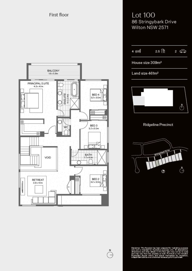 Lot 100 floor plan