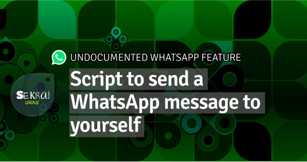 script to send whatsapp message javascript