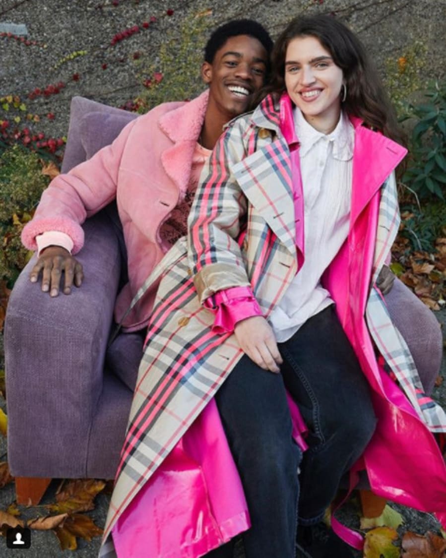 Burberry Campaign- Montell Martin & Mae Muller | Select London | Select  Model Management