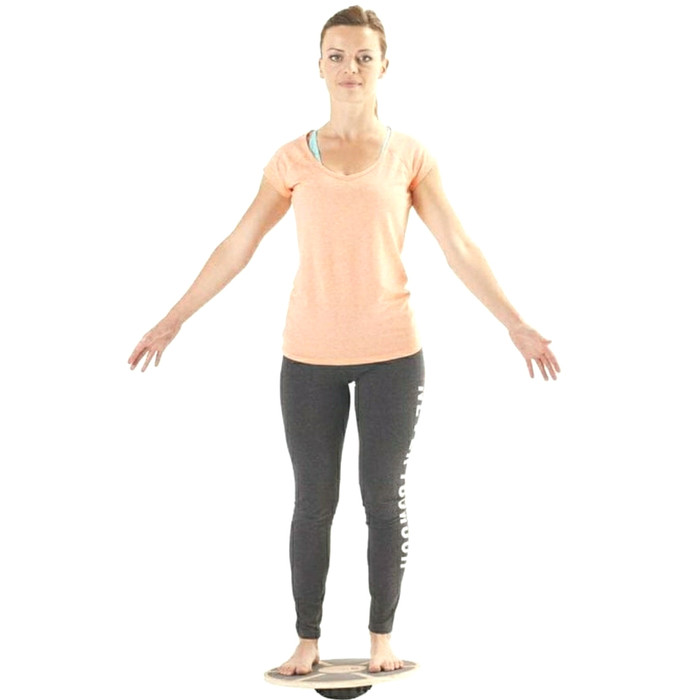 Jual DOMYOS Balance Board Yoga Papan Keseimbangan Gym Kayu Wobble