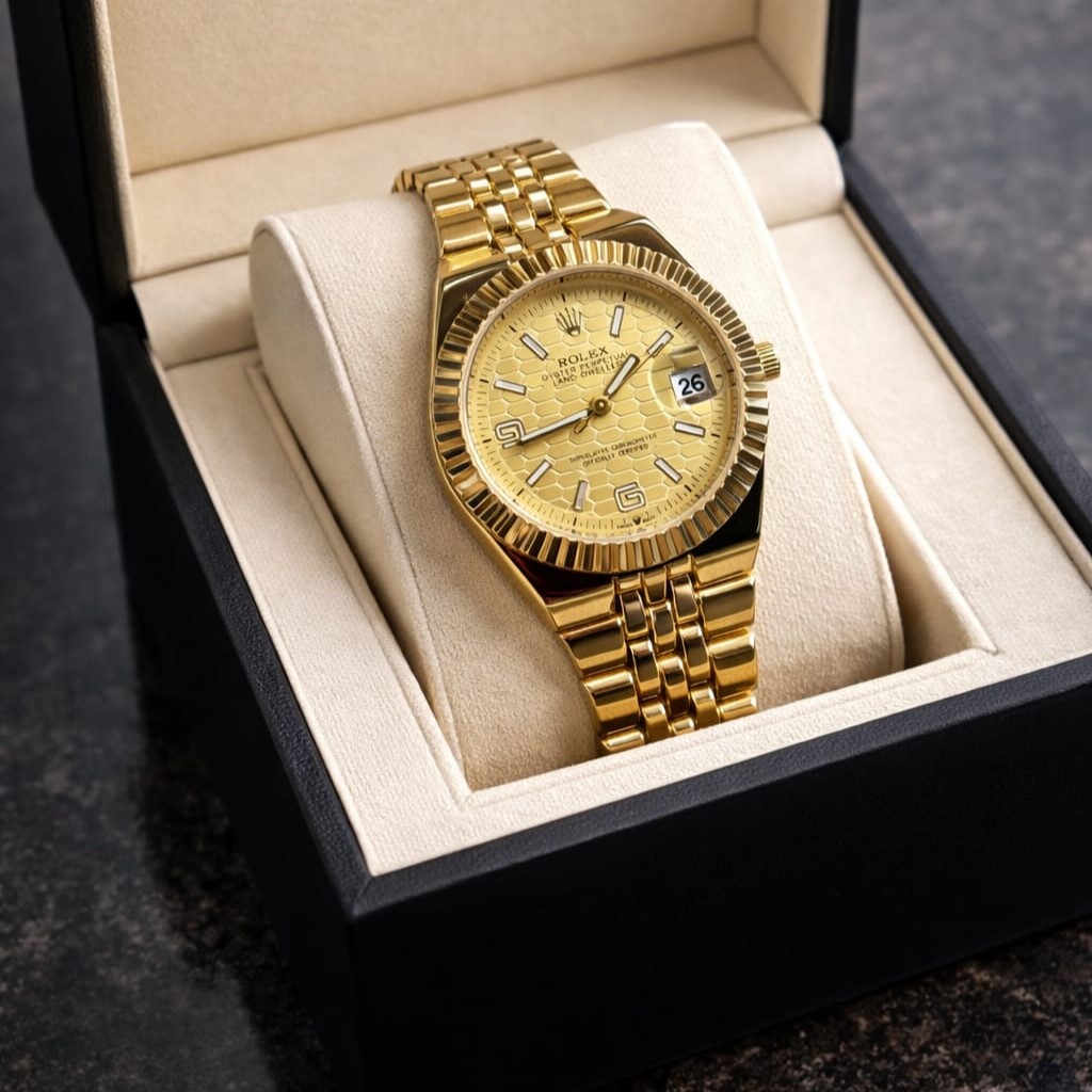 ROLEX Honeycomb Dial Ladies Watch price in Bangladesh | Buy online from Sellvy