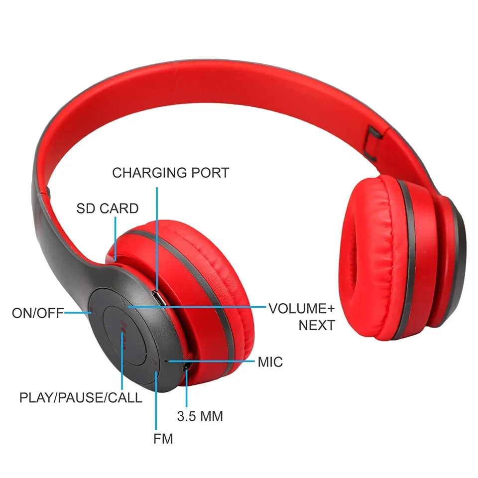 P47 - Wireless Bluetooth Headphone price in Bangladesh | Buy online from Sellvy