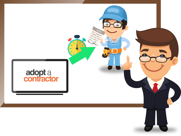 Pros: Real-Time Requests To You From Adopt A Contractor