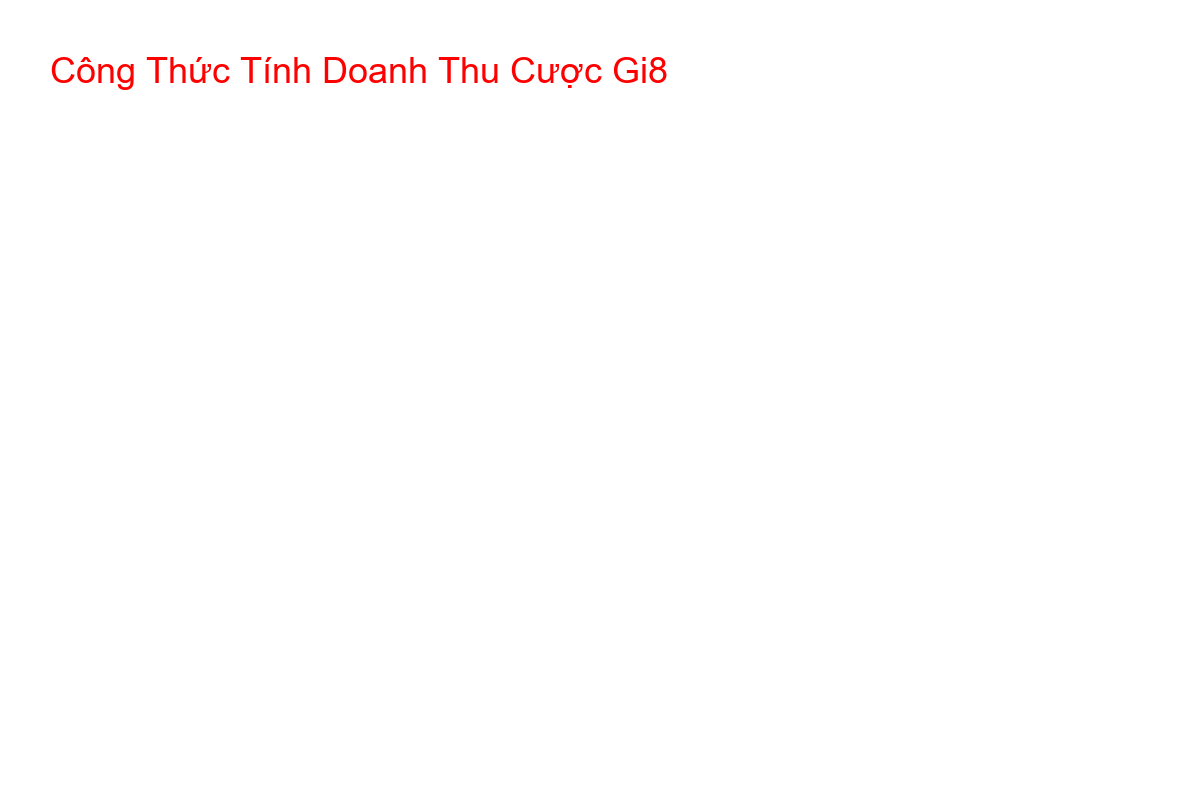 Công Thức Tính Doanh Thu Cược Gi8 Infographic minh họa công thức tính doanh thu cược Gi8