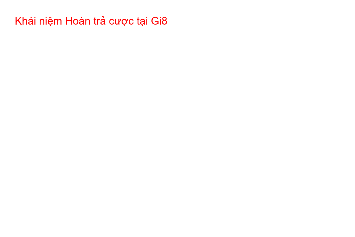 Khái niệm Hoàn trả cược tại Gi8 Infographic giải thích khái niệm hoàn trả Gi8 là gì