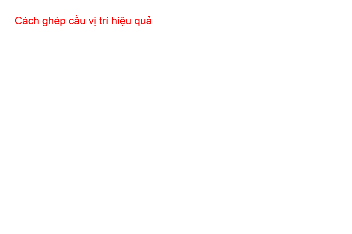 Cách ghép cầu vị trí hiệu quả Sơ đồ minh họa cách ghép cầu lô theo vị trí trên bảng kết quả xổ số