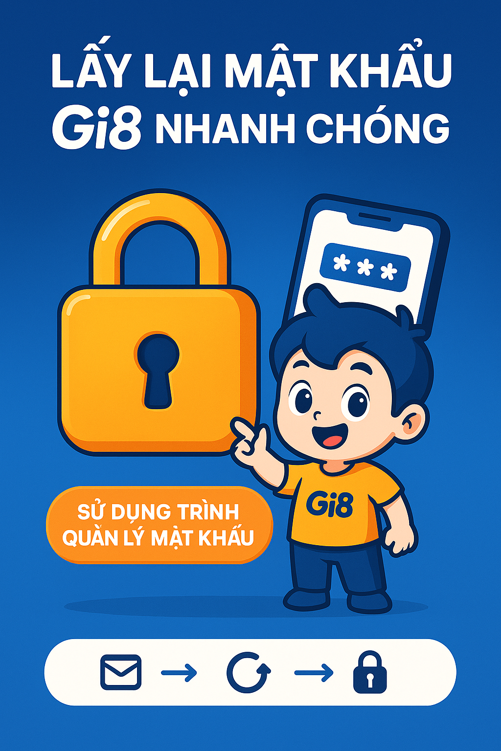 Sử dụng trình quản lý mật khẩu để không quên mật khẩu Gi8