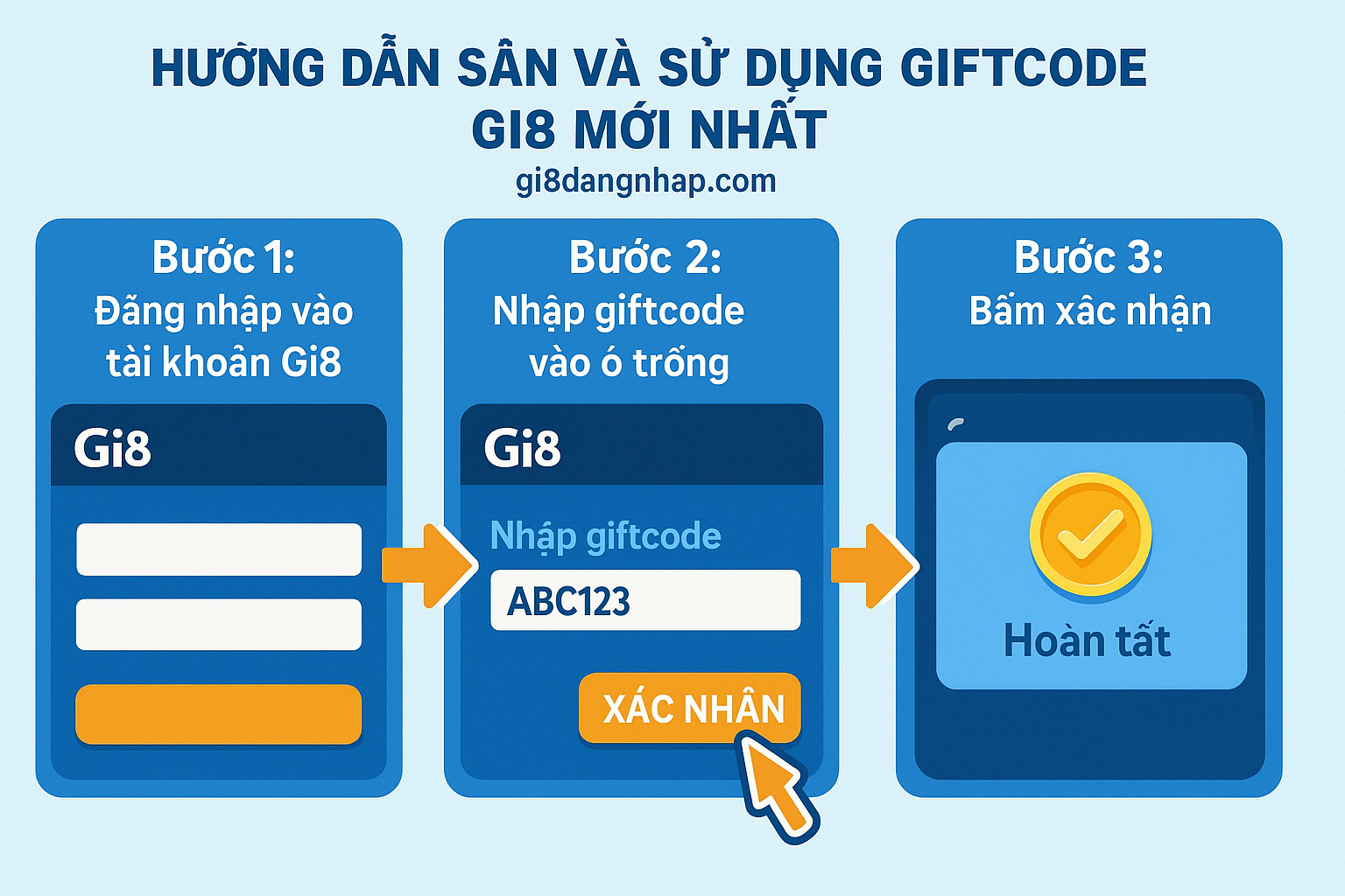 Hướng dẫn từng bước nhập code Gi8 trên giao diện nhà cái