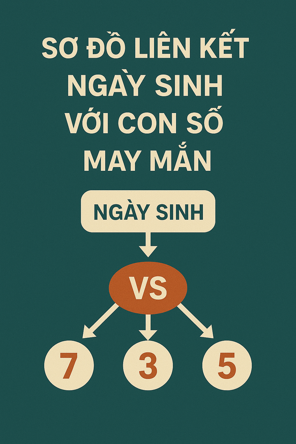 Sơ đồ mối liên kết giữa ngày sinh và con số may mắn Infographic giải mã ý nghĩa tâm linh của việc tính lô đề theo ngày sinh