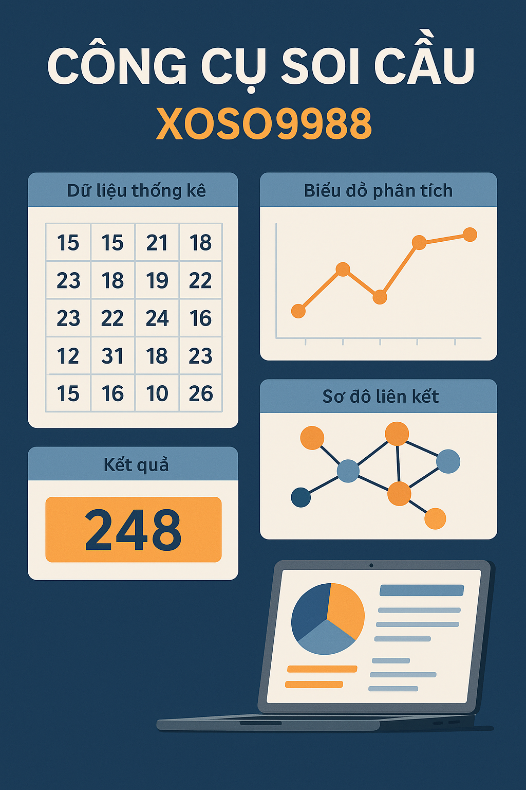 Giao diện công cụ thống kê và soi cầu lô đề tại XOSO9988