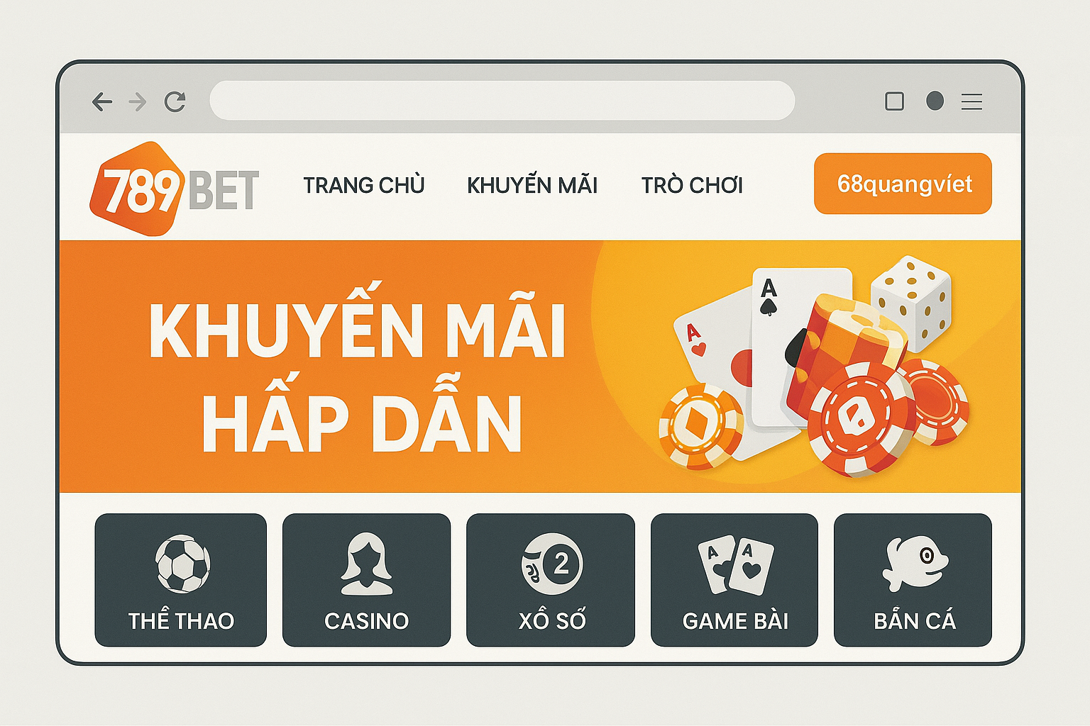 Giao diện chính thức nhà cái 789BET Giao diện trang chủ 789BET chính thức, sắc nét và chuyên nghiệp