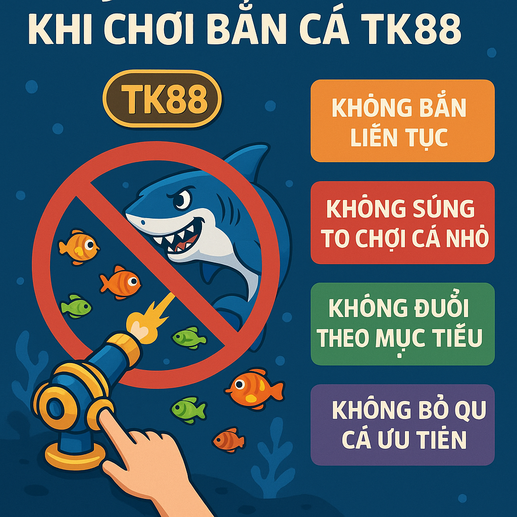 Infographic 3 sai lầm cần tránh khi dùng vũ khí đặc biệt trong bắn cá TK88
